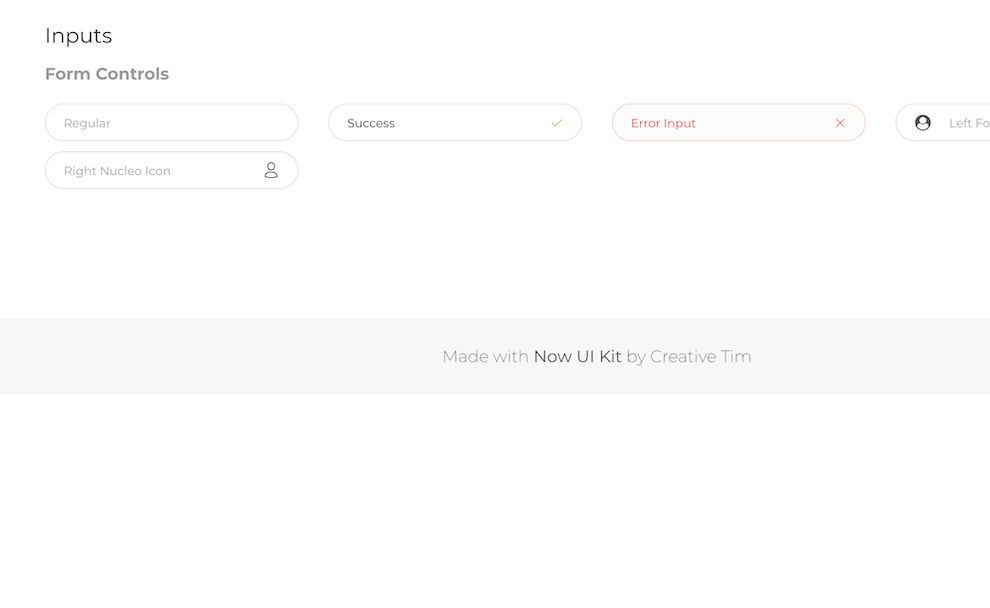 Bootstrap Inputs