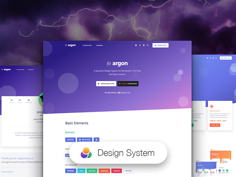 Argon Design System Image