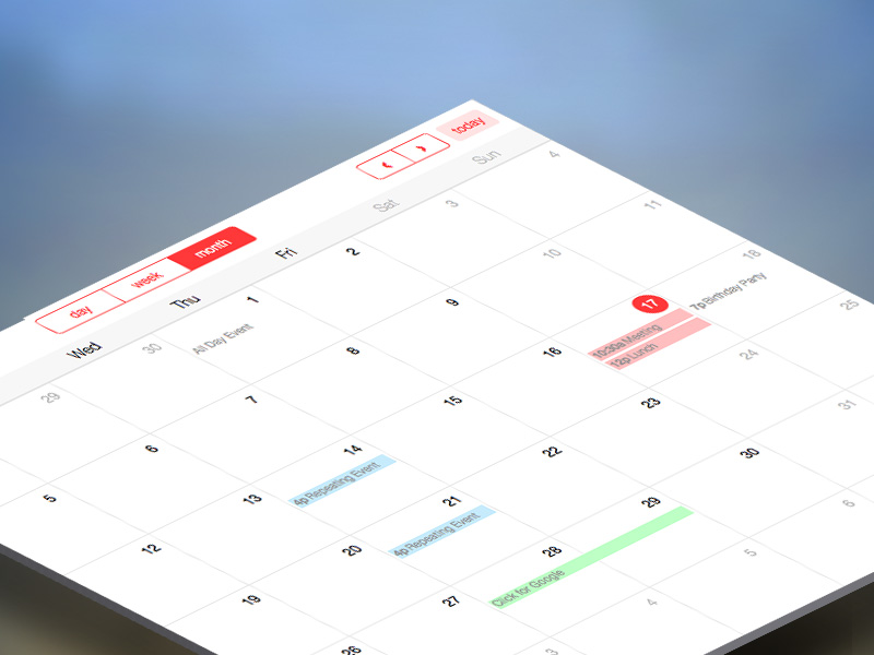 Full Calendar Image