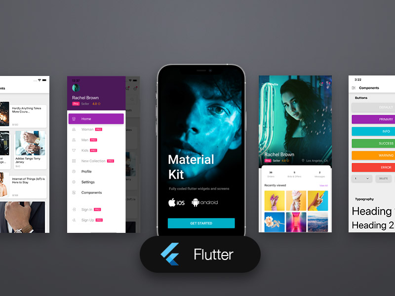 Material Kit Flutter Image