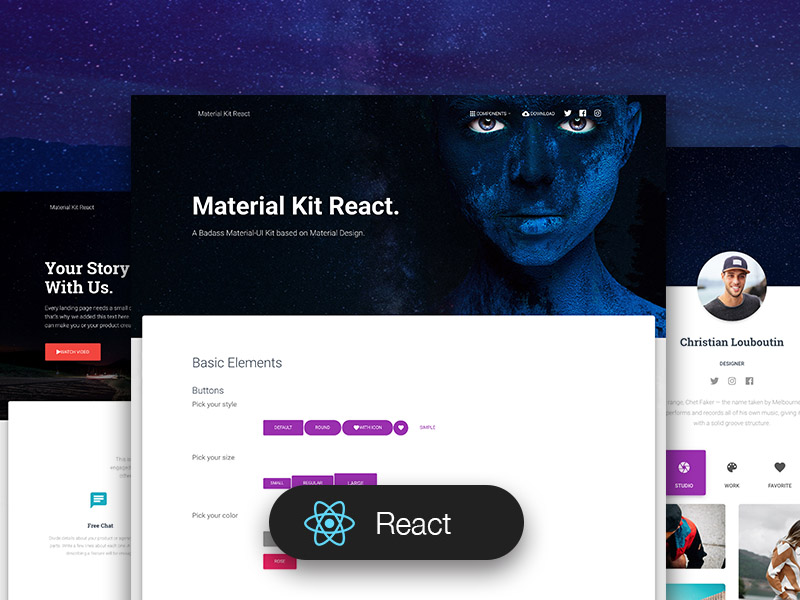 Material Kit Material-UI v4 Image
