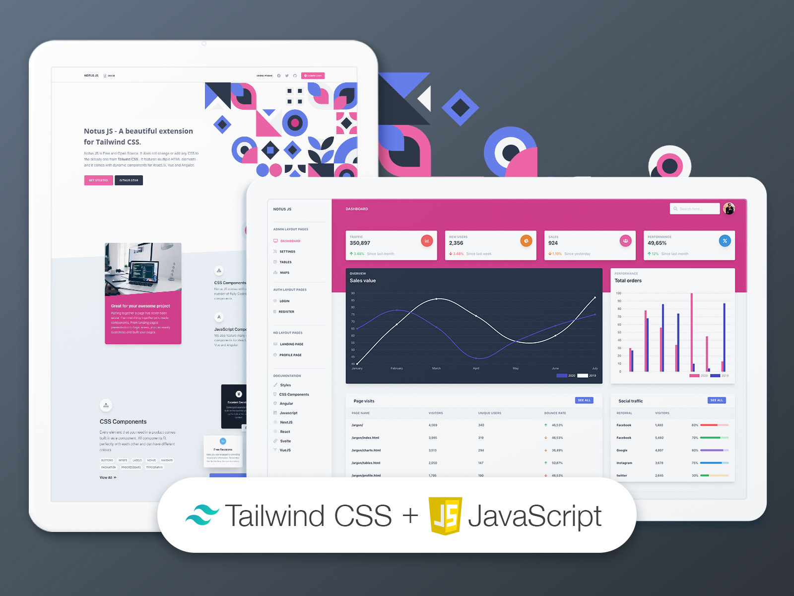 Notus Tailwind JS Image