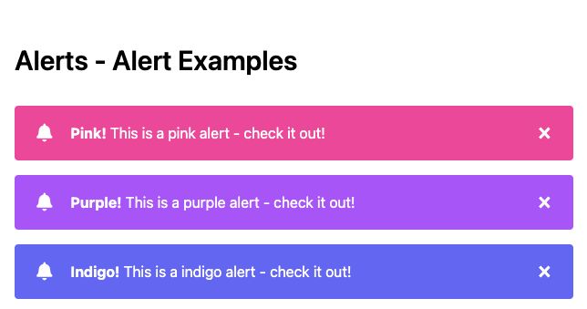 TailwindCSS Alerts - Alert Examples