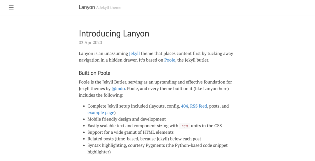 layon theme preview